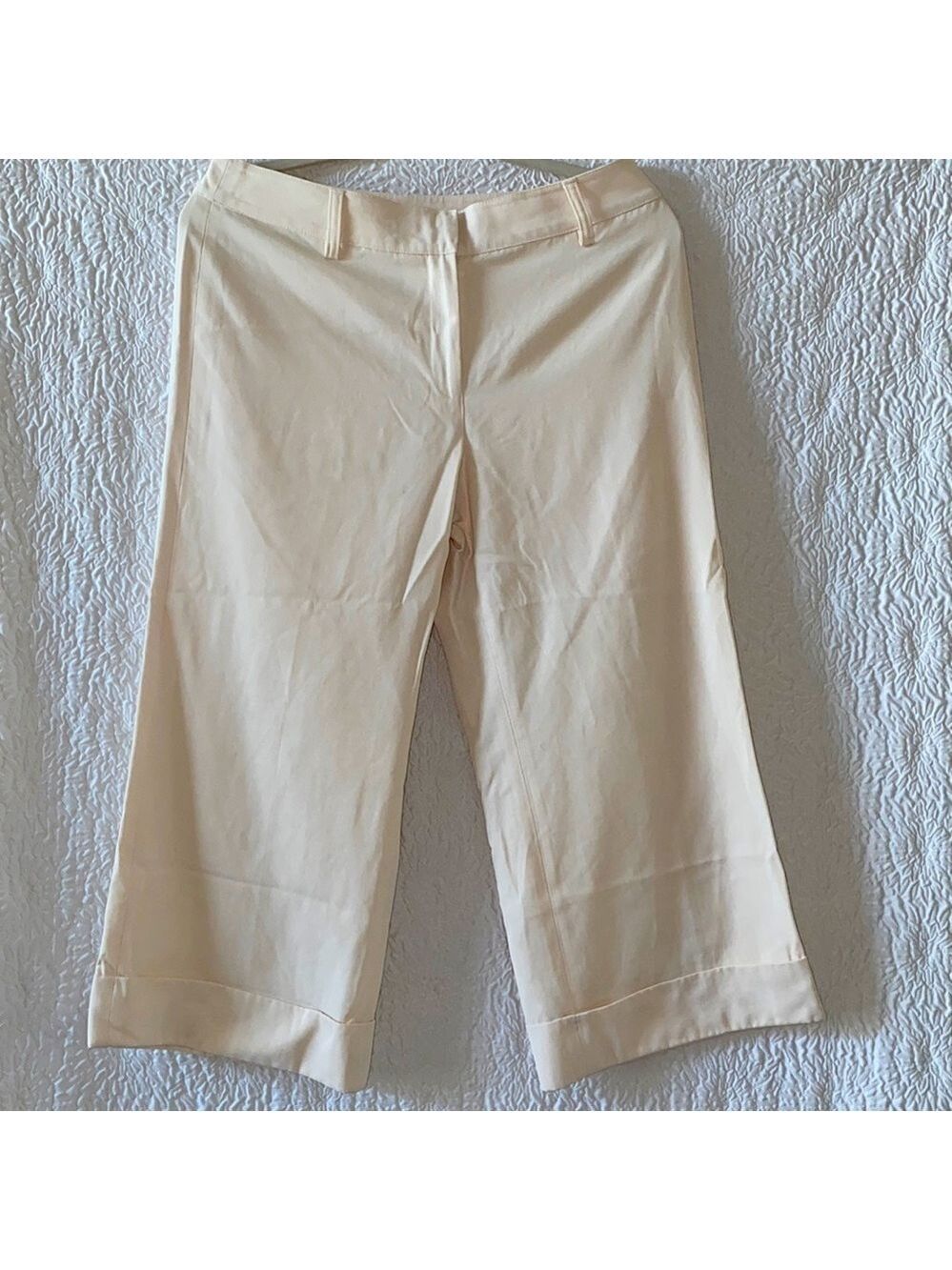 Ann Taylor Wide Leg High Rise Crop Pant